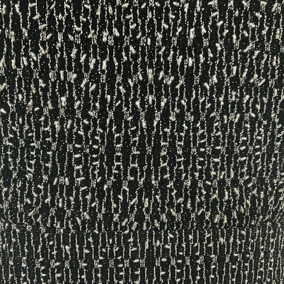 Betsy & Adam Women's Formal Dress Size 6 Black & Silver Metallic Knit Long Gown - Picture 8 of 10